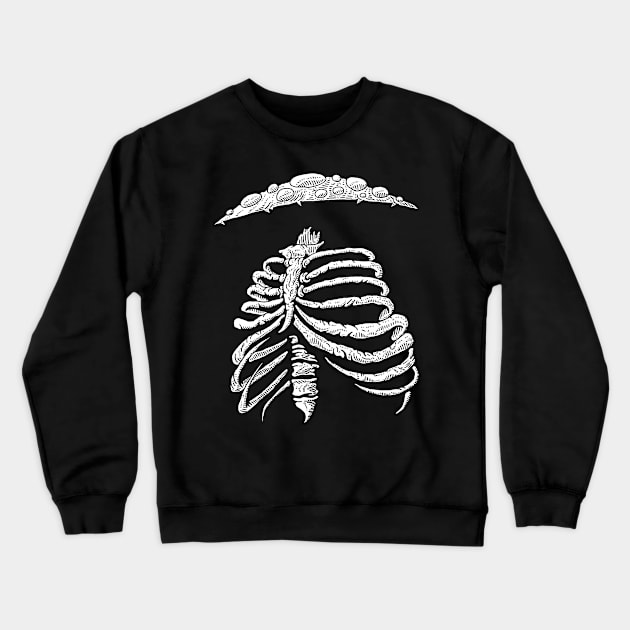 RIBCAGE SHROOM Crewneck Sweatshirt by DOODLESKELLY